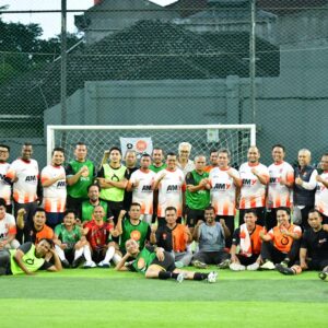 Main Mini Soccer Bareng Jurnalis Medan, Presiden PKS: Kita Harus Sehat Untuk Terus Berkarya Bagi Bangsa