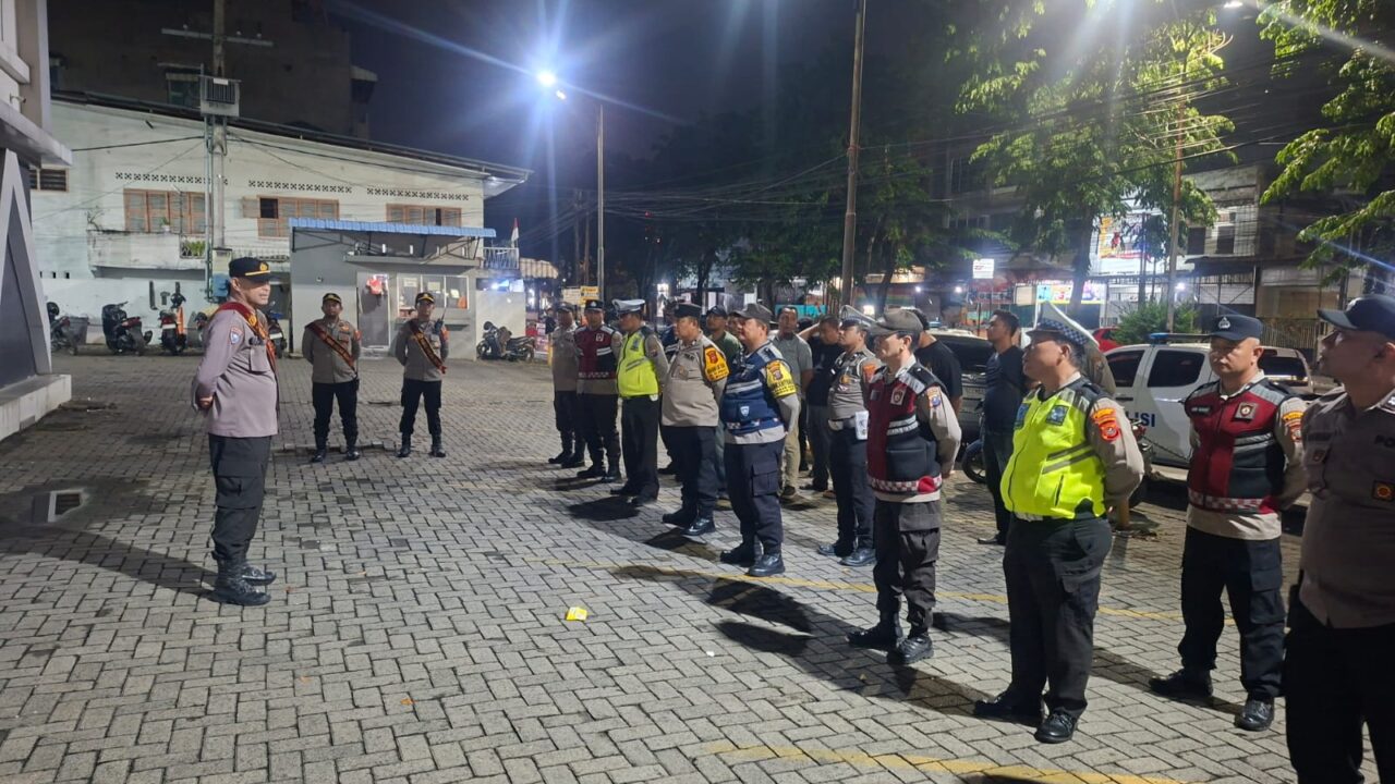 Antisipasi 3C, Polrestabes Medan Gelar Apel dan Pengawasan KRYD Rayon 1