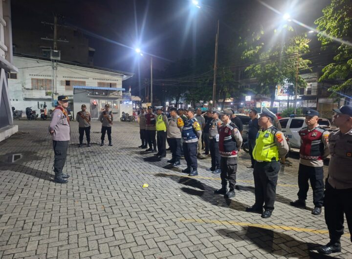 Antisipasi 3C, Polrestabes Medan Gelar Apel dan Pengawasan KRYD Rayon 1