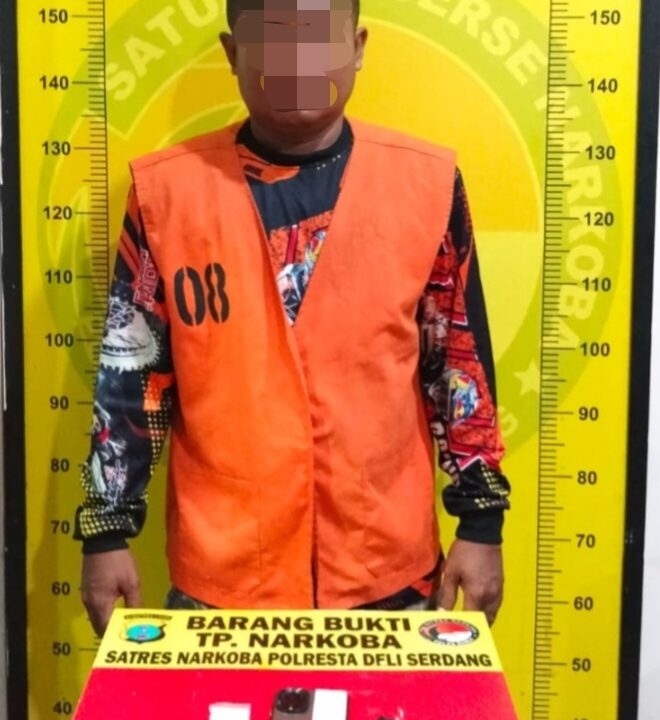 Miliki Sabu 9,36 Gram, Pria Asal Sergai Ditangkap di Batang Kuis