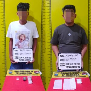 Polresta Deli Serdang Tangkap Dua Pengedar Sabu di Pagar Merbau