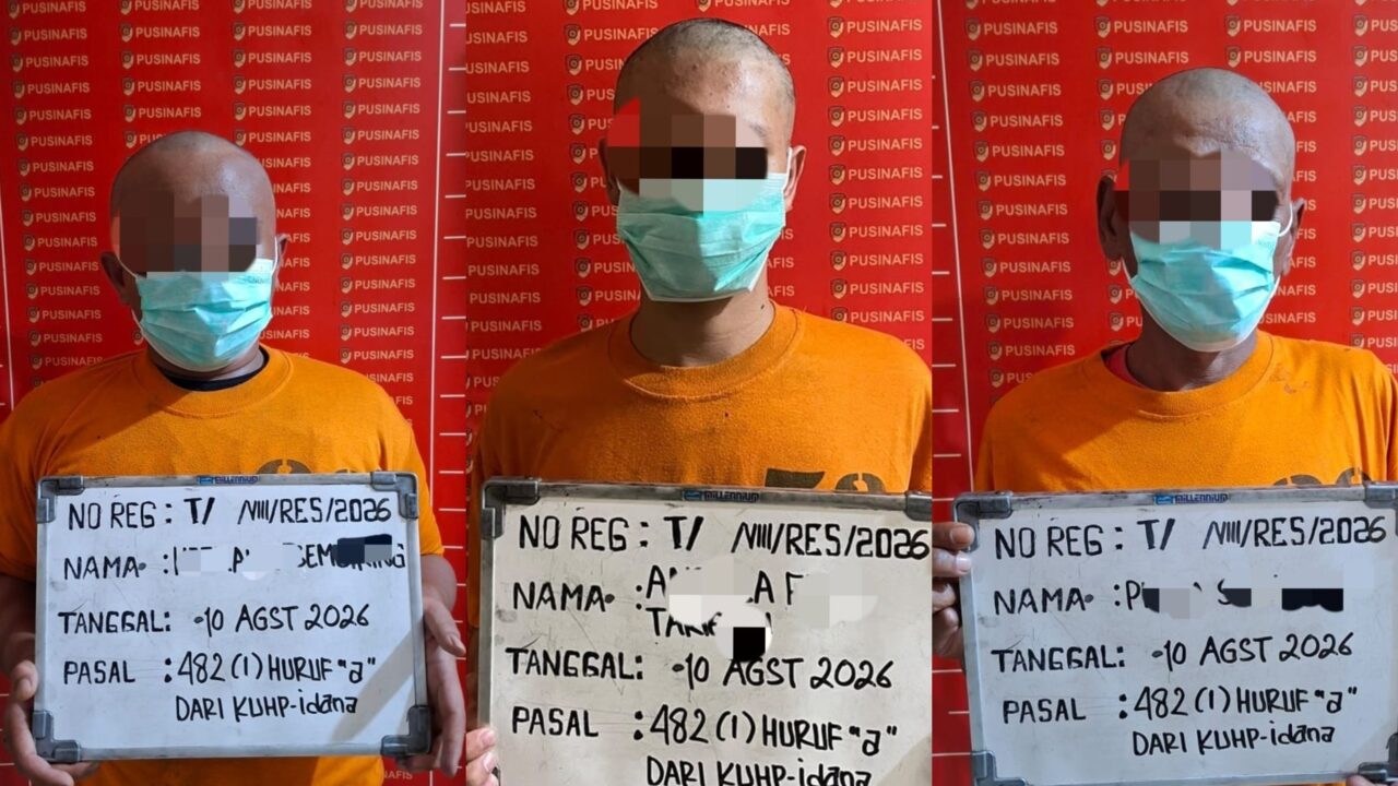 Ini Tampang Tiga Pelaku Pungli di Objek Wisata Sidebu-debu
