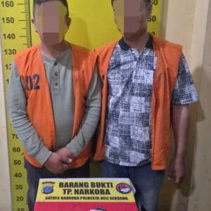 Jadi Pengedar Sabu, 2 Warga Sergai Ditangkap di Pantai Labu