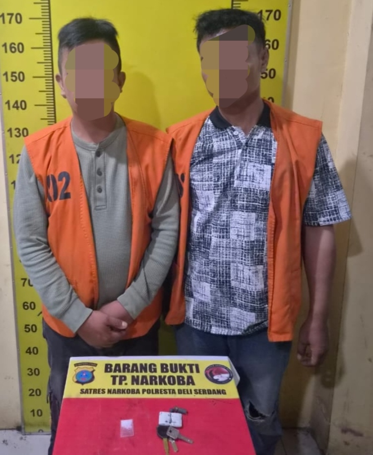 Jadi Pengedar Sabu, 2 Warga Sergai Ditangkap di Pantai Labu