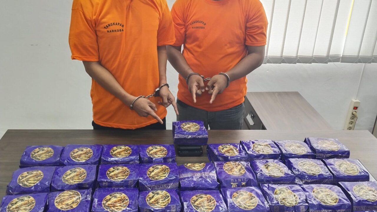 Polda Sumut Gagalkan 2 Kurir Selundupkan 27 Kg Sabu ke Tangerang