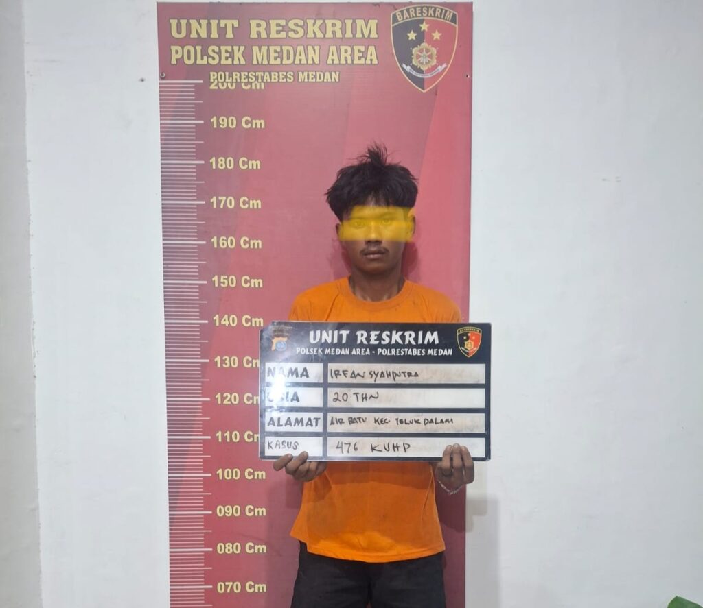 Polsek Medan Area Ungkap Pencurian di Gudang Expedisi di Jalan Raya Menteng