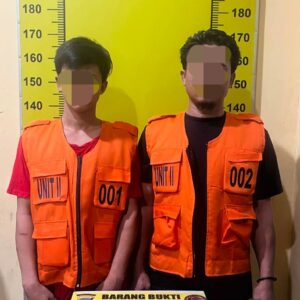 2 Pria di Deli Serdang Ditangkap Bawa 153 Gram Sabu