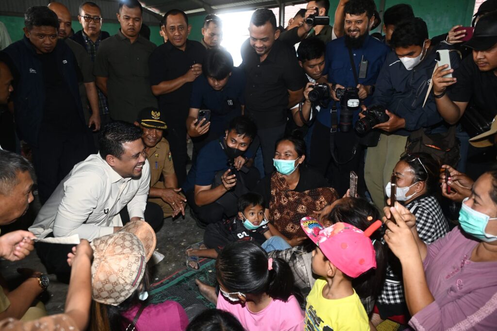 Pemprov Sumut Siap Suplai Kebutuhan Para Pengungsi Gunung Sinabung