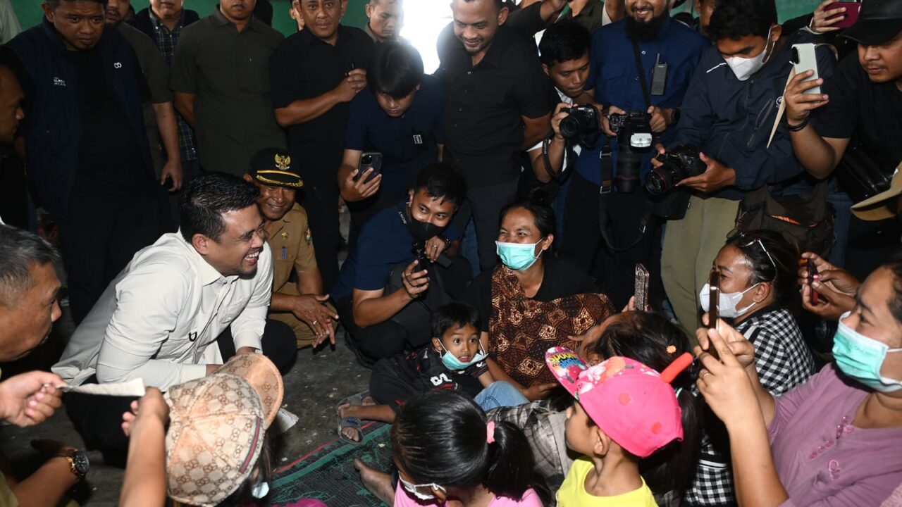 Pemprov Sumut Siap Suplai Kebutuhan Para Pengungsi Gunung Sinabung