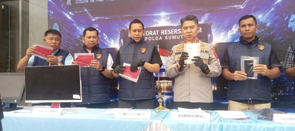 Polda Sumut Ungkap Penipuan Online Modus Bonus Deposit, 2 Tersangka Diamankan