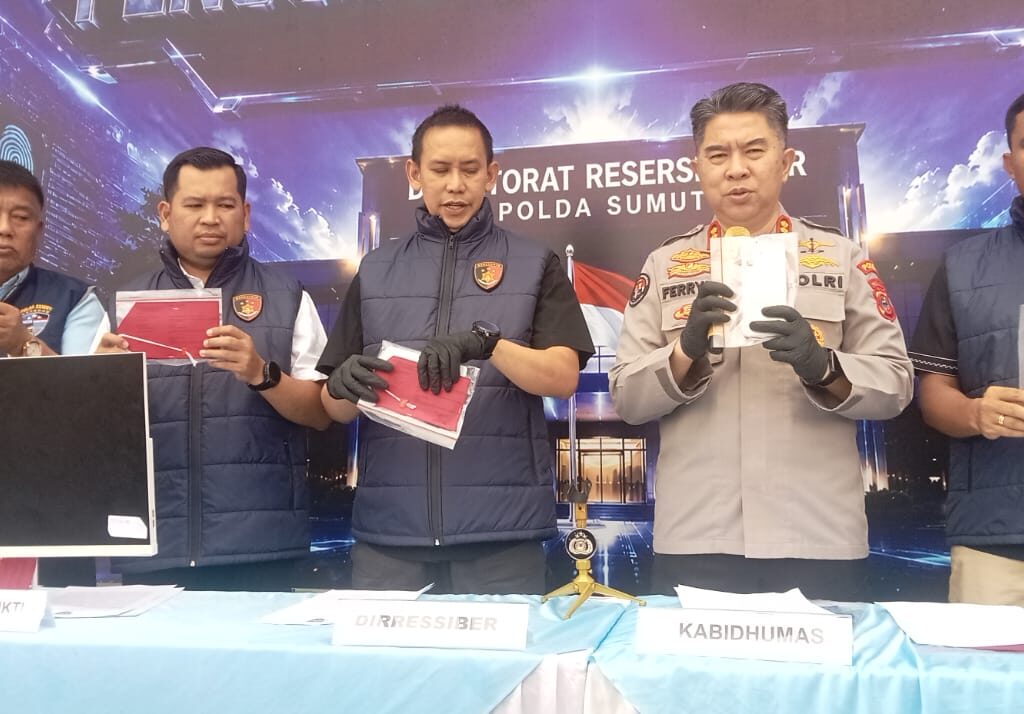 Polda Sumut Ungkap Penipuan Online Modus Bonus Deposit, 2 Tersangka Diamankan