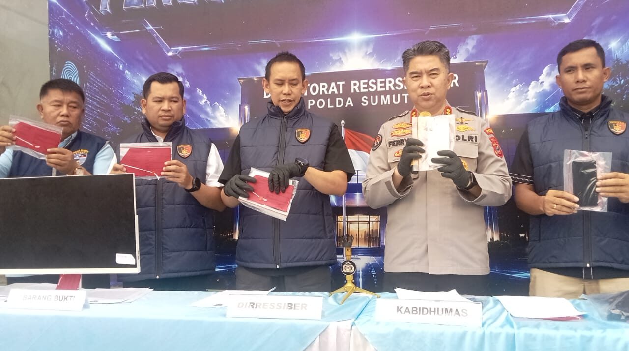 Polda Sumut Ungkap Penipuan Online Modus Bonus Deposit, 2 Tersangka Diamankan