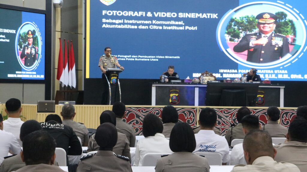 Tingkatkan Kompetensi Personel, Bid Humas Polda Sumut Gelar Pelatihan Fotografi dan Video Sinematik