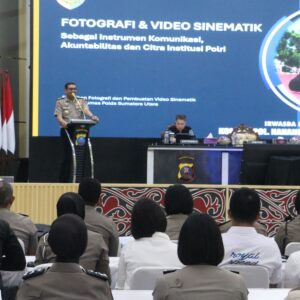 Tingkatkan Kompetensi Personel, Bid Humas Polda Sumut Gelar Pelatihan Fotografi dan Video Sinematik