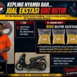 Nekat! Oknum Kepling di Medan Polonia Edarkan Narkoba, Disita 600 Butir Ekstasi