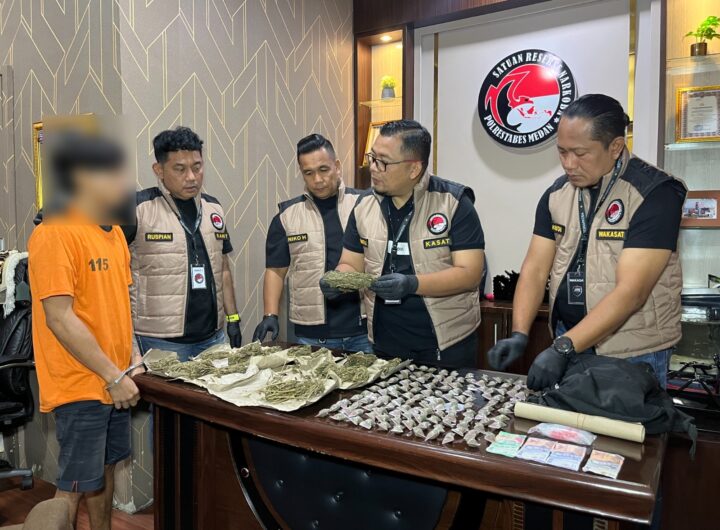Tak Jera, Residivis Pencurian Jadi Bandar Narkoba Diringkus saat Pasok 141 Paket Ganja