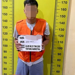Polresta Deli Serdang Ringkus Pemilik 12,9 Gram Sabu di Pantai Labu