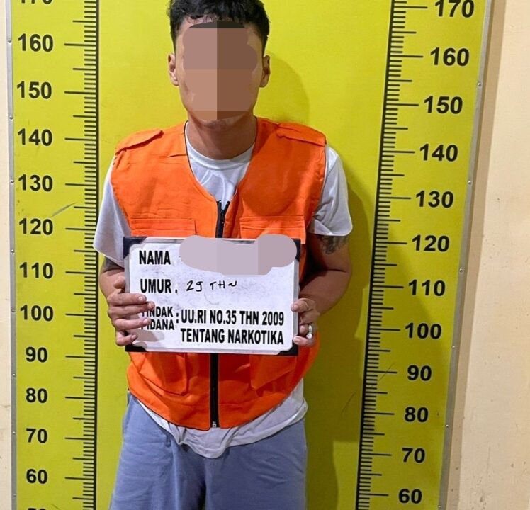 Polresta Deli Serdang Ringkus Pemilik 12,9 Gram Sabu di Pantai Labu