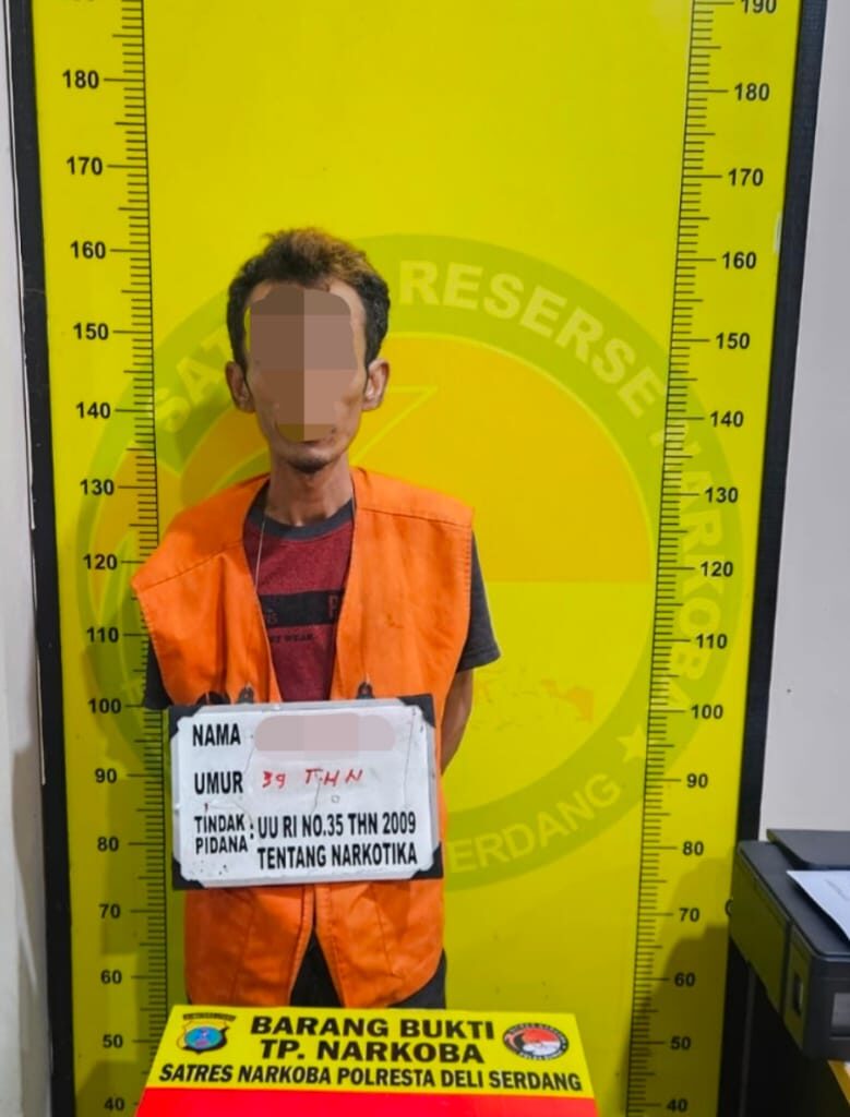 Pria di Deli Serdang Ditangkap Bawa 4,32 Gram Sabu, Ada Timbangan Elektrik