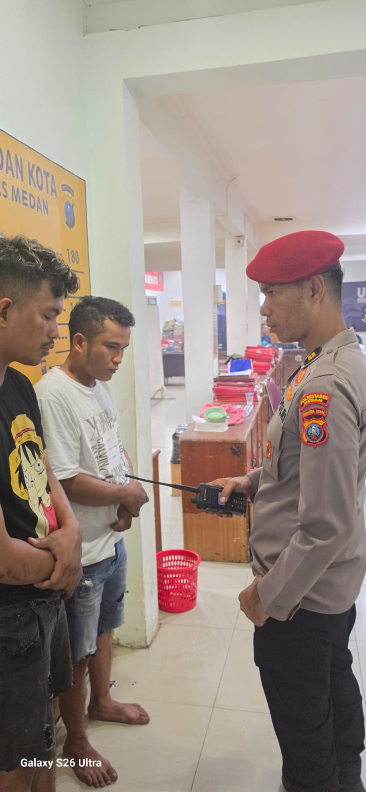 Polsek Medan Kota Tangkap 2 Residivis Curanmor saat Beraksi di Jalan Air Bersih
