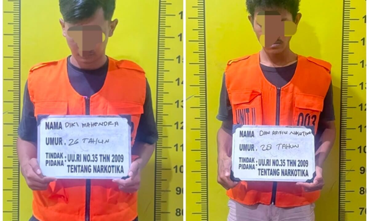 Dua Pria Sembunyikan Sabu 4,15 Gram dalam Kotak Rokok