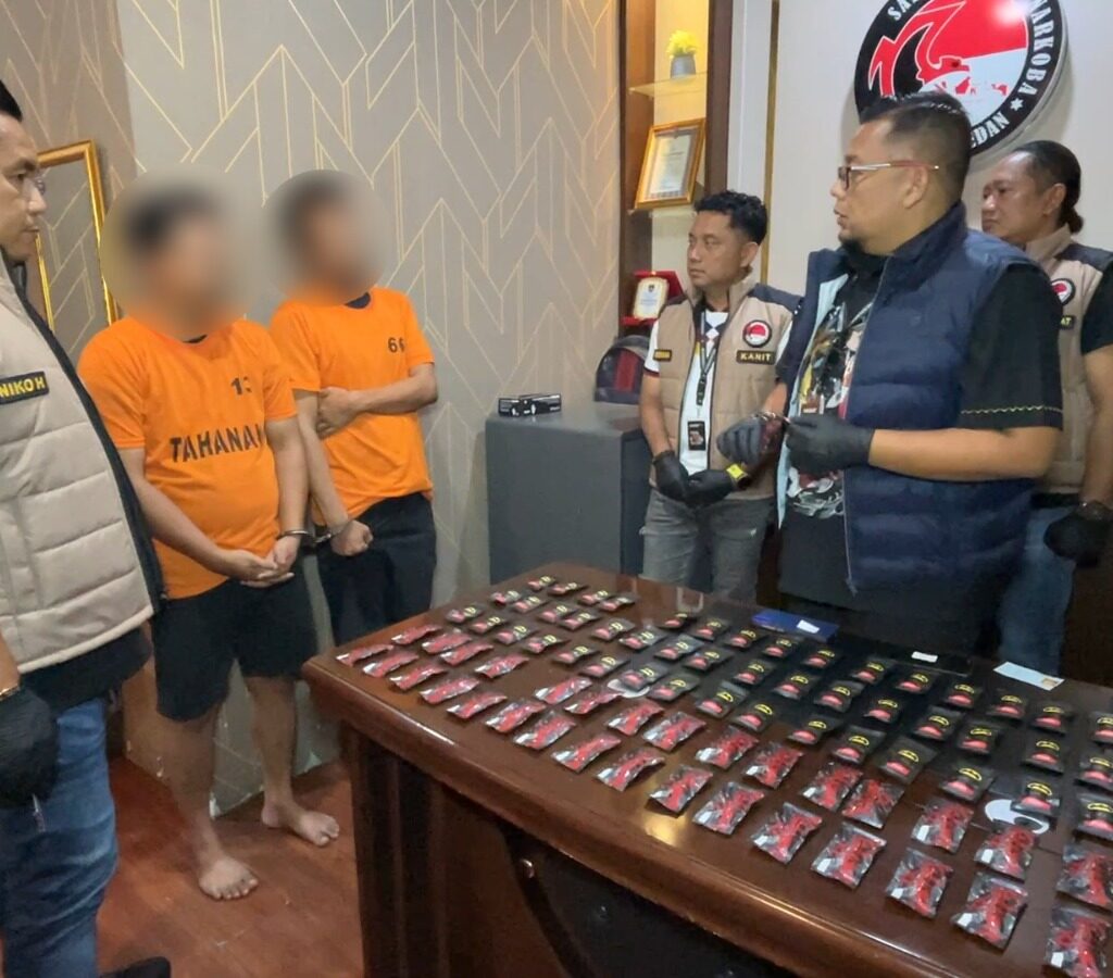 Operator Judol Bawa 100 Pcs Pod Getar dari Kamboja Ditangkap Polrestabes Medan