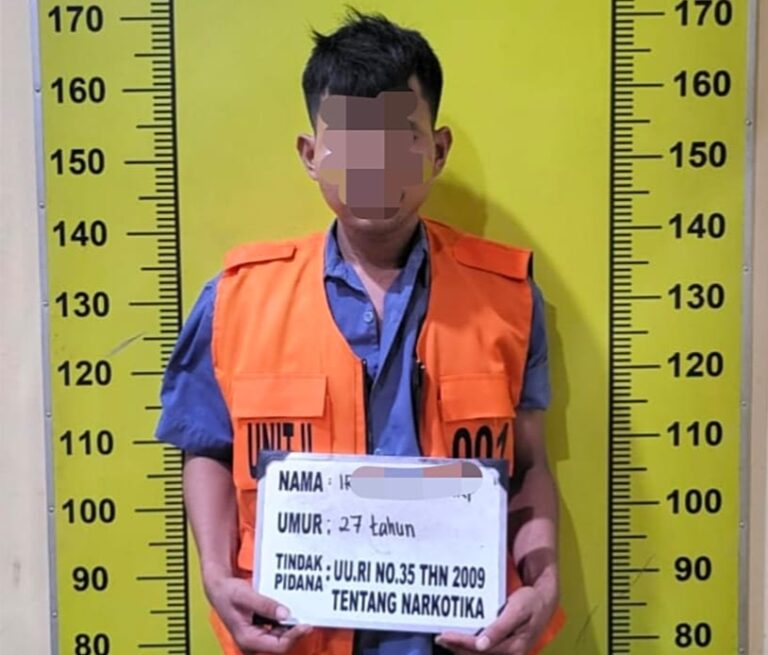 Pemilik Sabu 4,48 Gram Sempat Coba Kabur, Ditangkap Polisi di Lubuk Pakam
