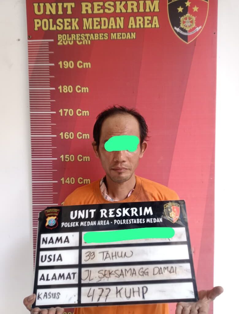 Maling Ini Gasak Perhiasan dan Laptop untuk Beli Narkoba
