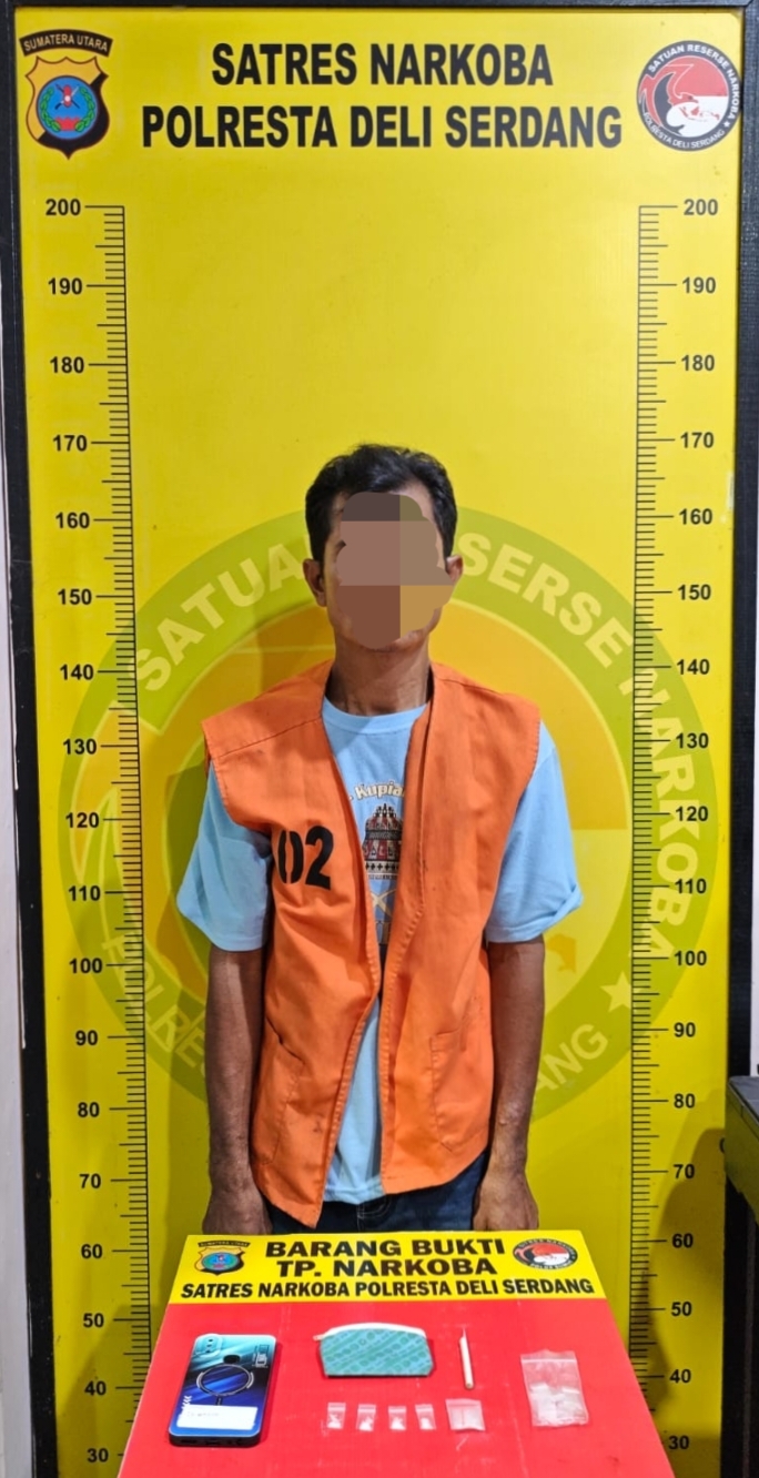 Warga Tanjung Morawa Ditangkap karena Miliki Sabu