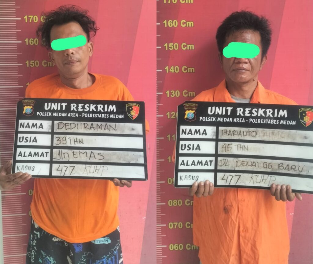 Viral Toko Kelontong Dibobol, 2 Pelaku Ditangkap Polsek Medan Area