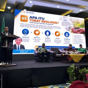 Wakaf Hijau dan Ekosistem Halal, Dr. Bakhrul Khair Amal Tekankan Pentingnya Tobat Ekologis