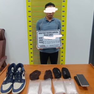 Warga Aceh Selundupkan Sabu di Sepatu Dipakainya, Ditangkap di Bandara Kualanamu