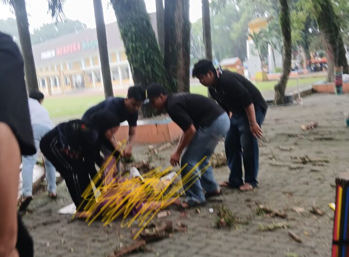 Akibat Angin Kencang, Pedagang Tewas Tertimpa Dahan Pohon di Lapangan Merdeka Binjai