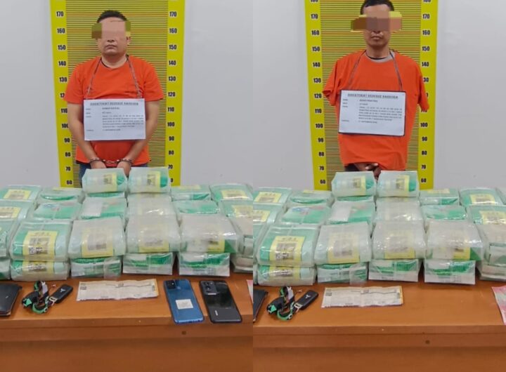 Dua Pria Sembunyikan 44 Kg Sabu di Dinding Mobil, Ditangkap di Jalinsum Besitang