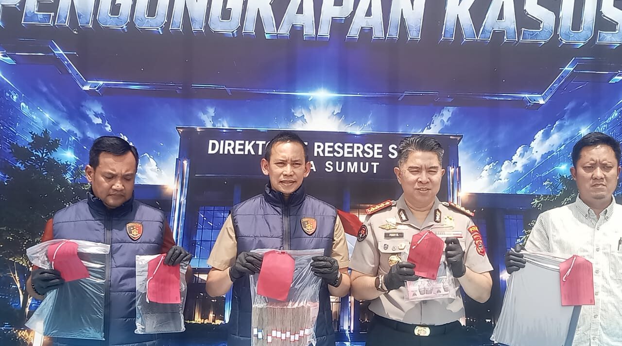 Polda Sumut Ungkap Judol di Medan dan Tebing Tinggi, 2 Tersangka Pernah Bekerja di Kamboja