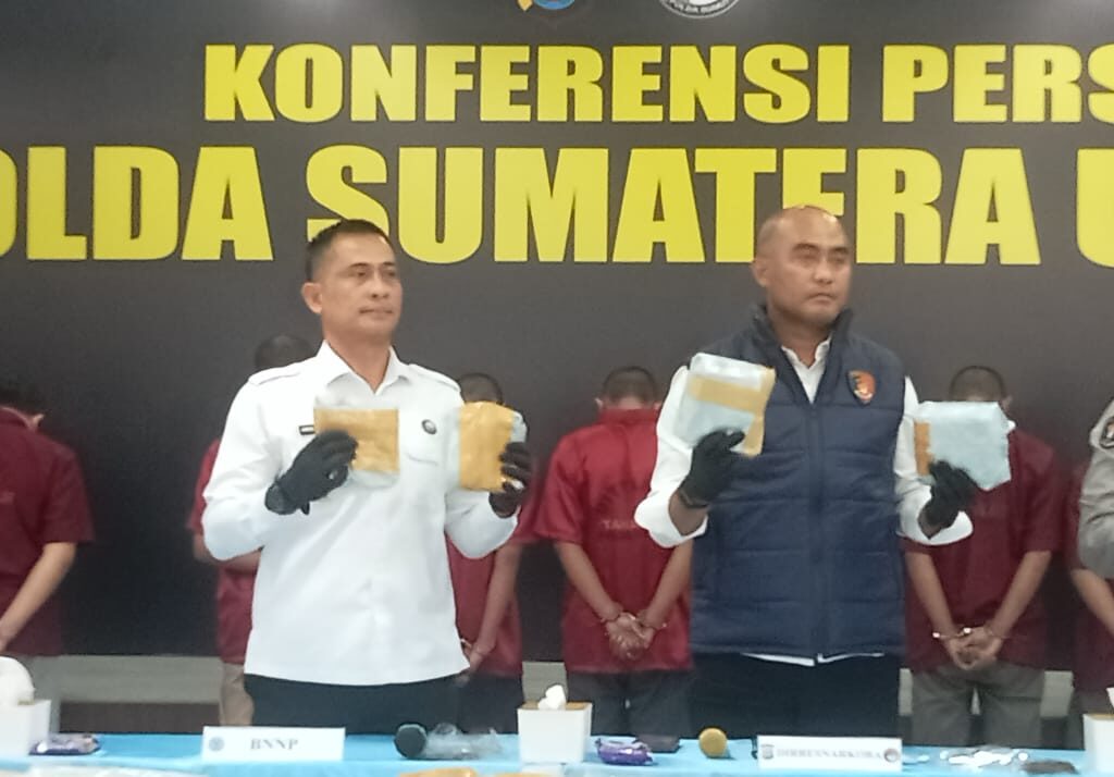 Polda Sumut Sita 244 Kg Sabu dan Ribuan Butir Ekstasi, Selamatkan 2.409 Juta Jiwa
