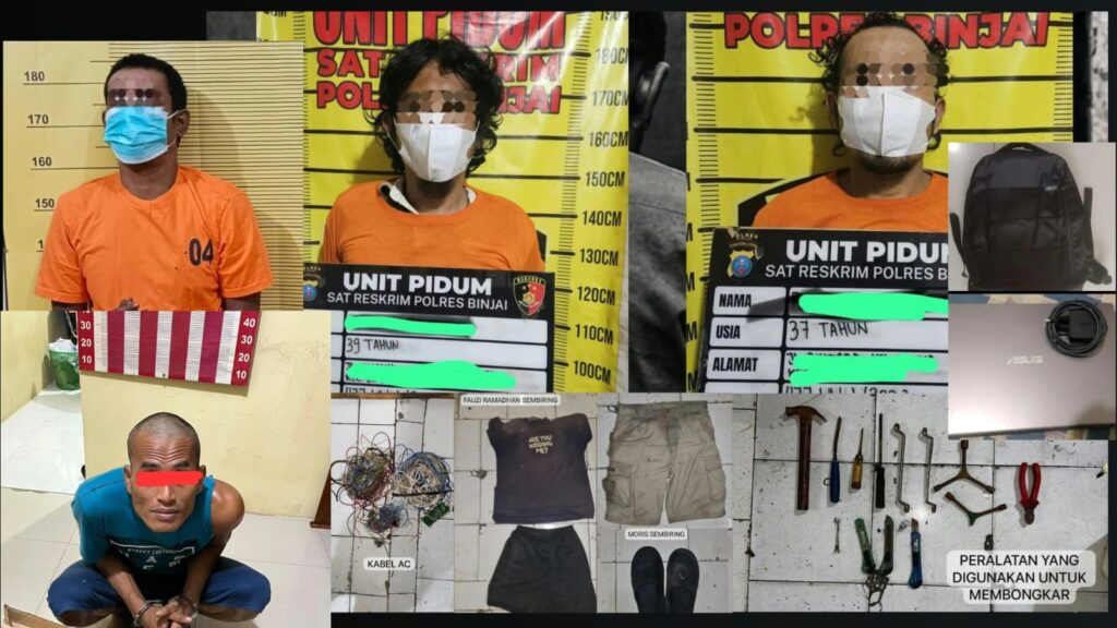 Polda Sumut Ungkap Ringkus 44 Tersangka Curas dan Curat