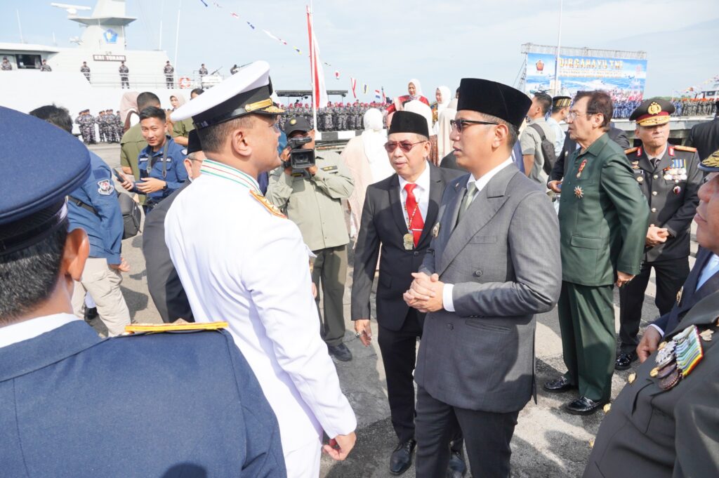Rico Waas Hadiri HUT ke-81 TNI di Kodaeral I Belawan, Dorong Penguatan Sinergi