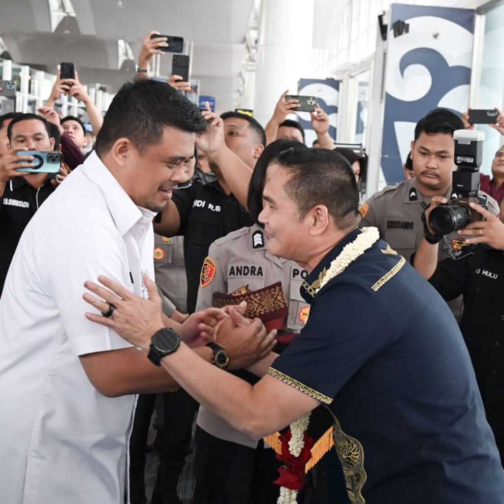 Bobby Nasution Sambut Kapolda Sumut Sonny Irawan, Siap Perkuat Kolaborasi