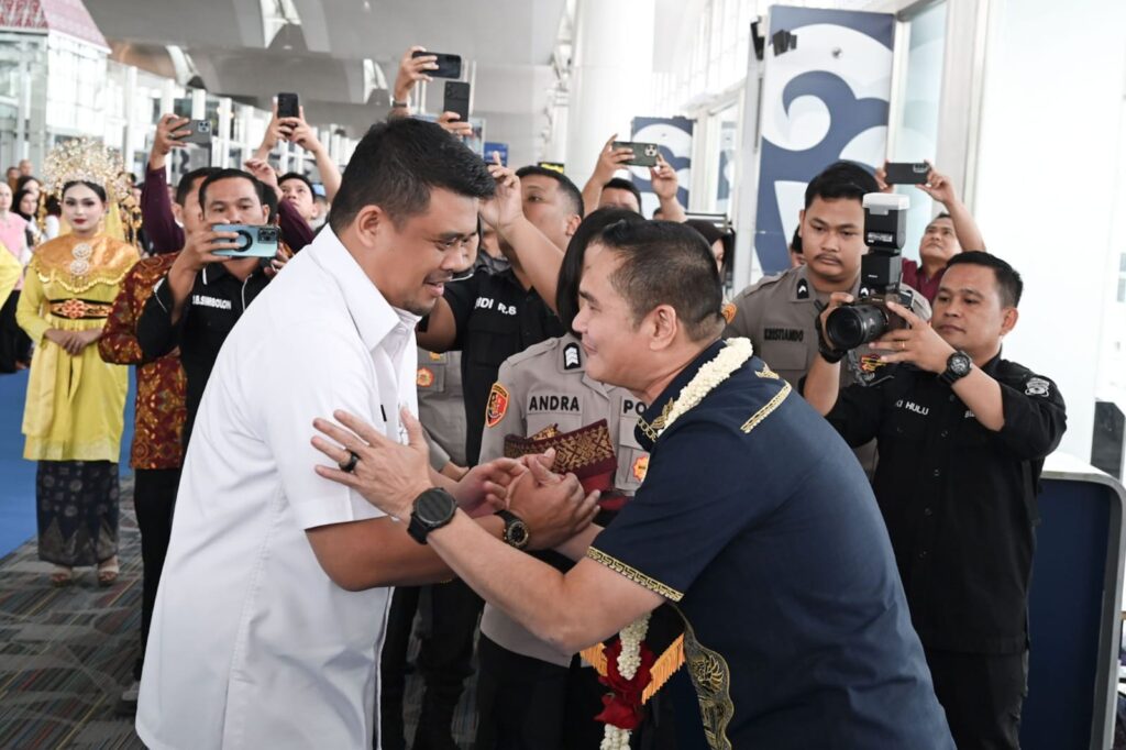 Bobby Nasution Sambut Kapolda Sumut Sonny Irawan, Siap Perkuat Kolaborasi