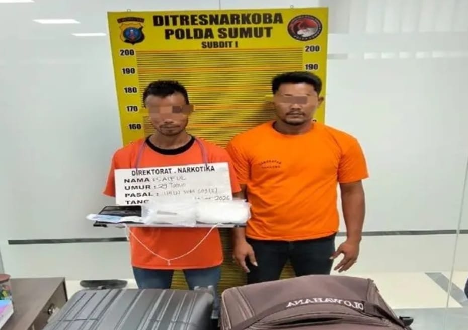 2 Penumpang Selundupkan Sabu Tertangkap di Bandara Kualanamu, Mau Menuju Kendari