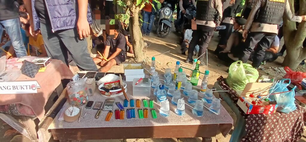 Polda Sumut Gerebek Sarang Narkoba di Percut Sei Tuan, 27 Orang Positif dan 2 Diduga Pengedar