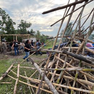 Sarang Narkoba Desa Serbajadi Digerebek, 6 Barak Dibumihanguskan