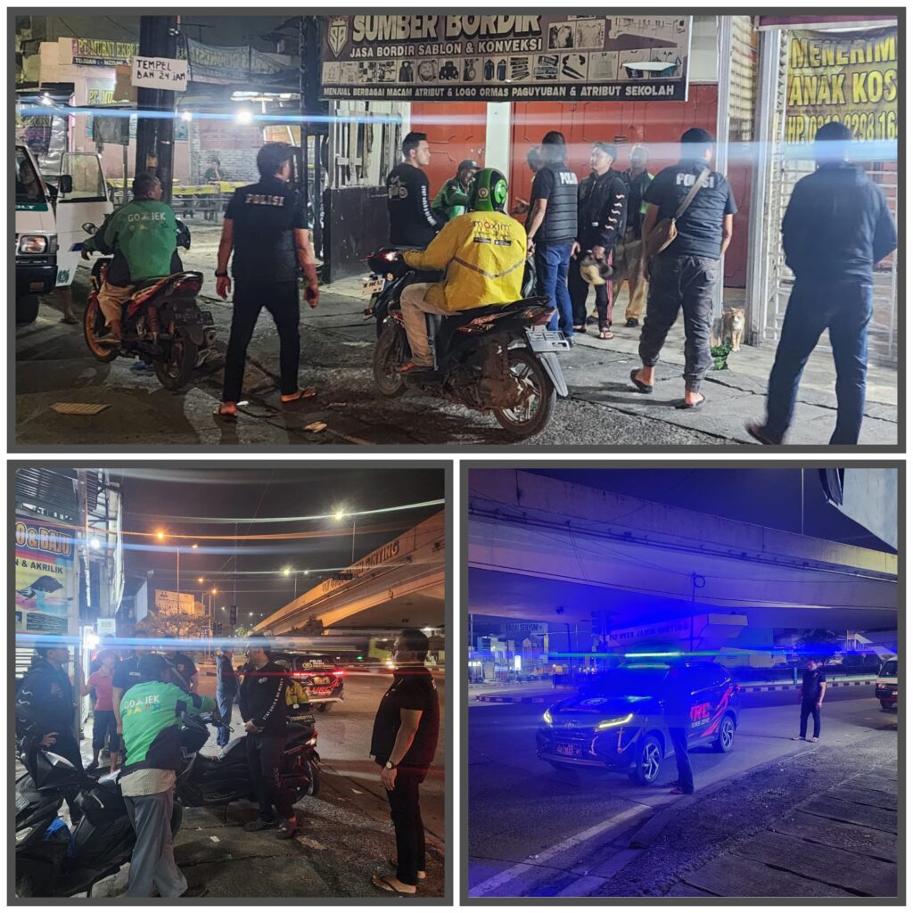 Jatanras Polda Sumut Patroli Rutin Daerah Rawan, Humanis dan Bagikan Makanan dan Minuman