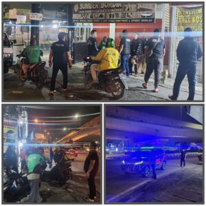 Jatanras Polda Sumut Patroli Rutin Daerah Rawan, Humanis dan Bagikan Makanan dan Minuman