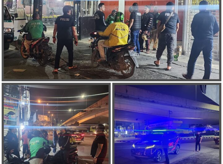 Jatanras Polda Sumut Patroli Rutin Daerah Rawan, Humanis dan Bagikan Makanan dan Minuman