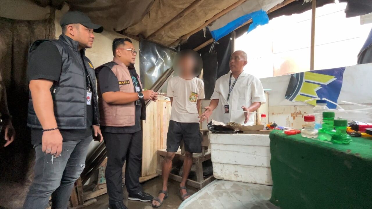 Sarang Narkoba Gang Nasional Digerebek,Pengedar Diringkus dan Barak Dihancurkan
