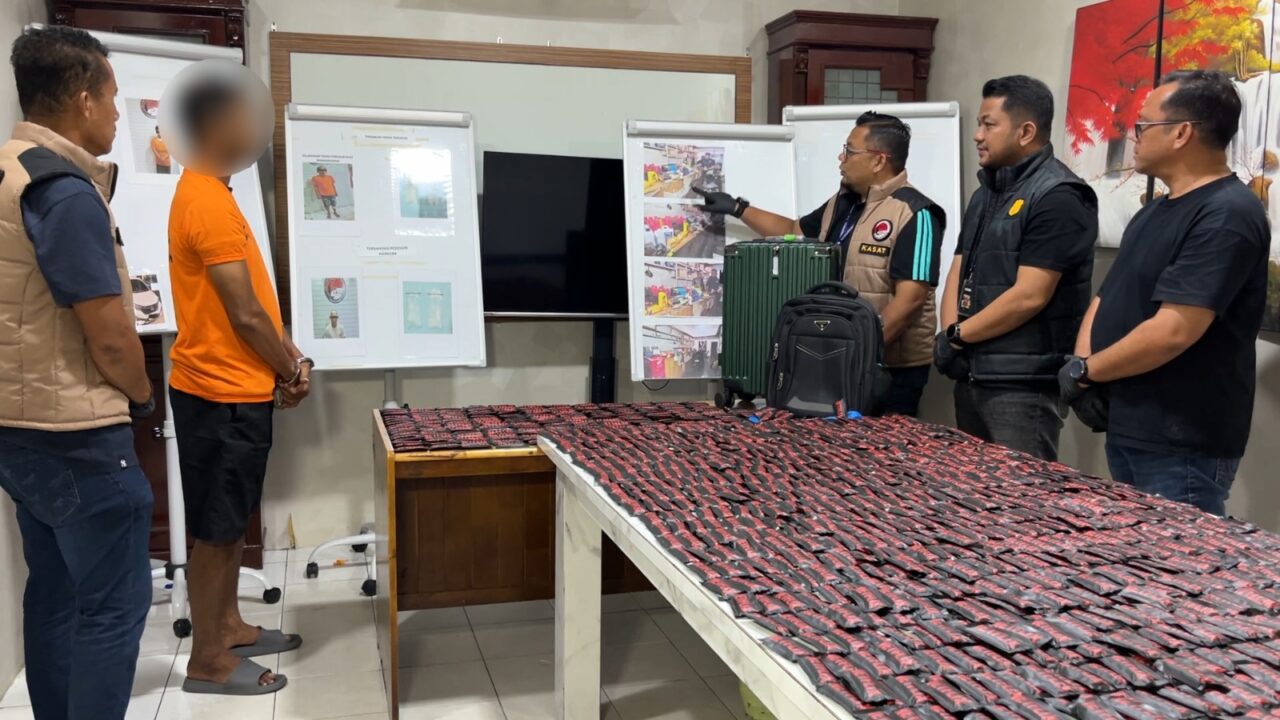 Bengkel di Percut Sei Tuan Jadi Gudang Penyimpanan 1.152 Vape Narkoba