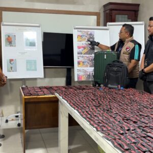 Bengkel di Percut Sei Tuan Jadi Gudang Penyimpanan 1.152 Vape Narkoba