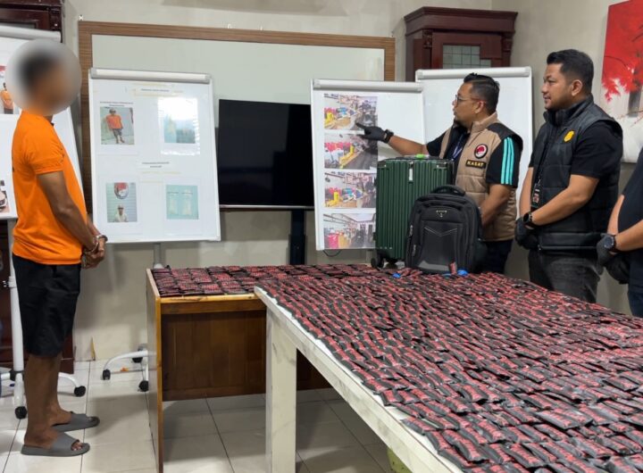 Bengkel di Percut Sei Tuan Jadi Gudang Penyimpanan 1.152 Vape Narkoba
